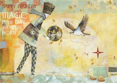 card 180 magic birthday greeting card etsy magic birthday birthday greeting cards greetings