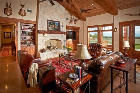 Texas Ranch Style Interior Design Spicewood Ranch In Texas Hill Country