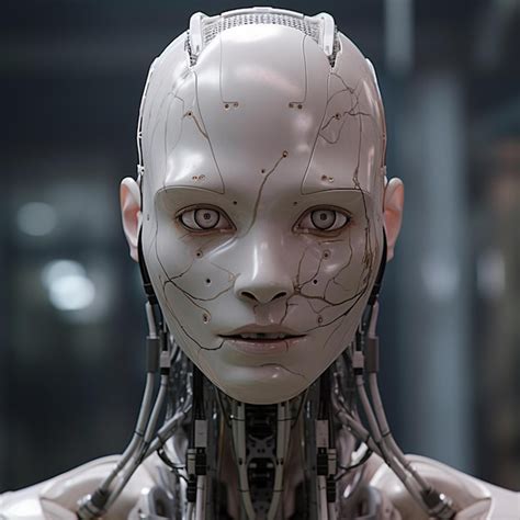 Premium Ai Image Humanoid Ai Female Robot