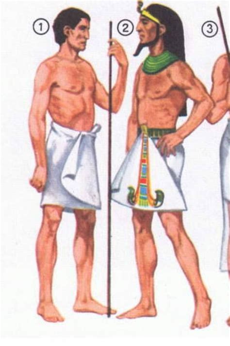 An Image Of Three Men In Ancient Egyptian Garb And Holding Spears With