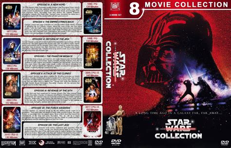 Star Wars Collection 8 1980 2017 R1 Custom Dvd Cover