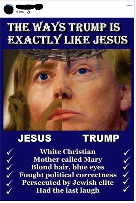 Clearly Trump Is The Next Jesus Rtherightcantmeme