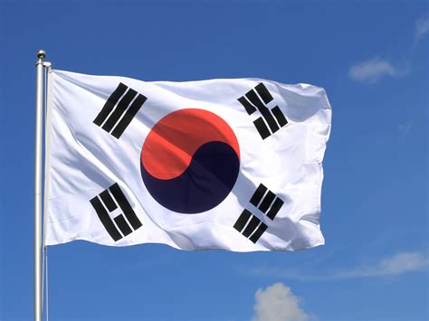 Large South Korea Flag 5x8 Ft Royal Uk