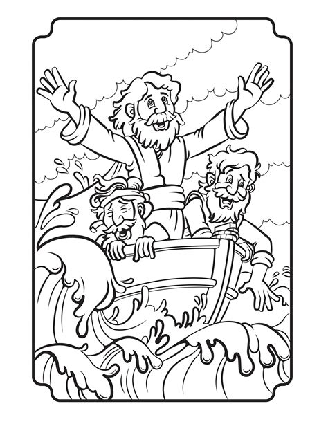 Bible Story Coloring Pages Free Printable Templates