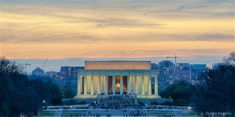 John Baggaley Photography Lincoln Memorial Sunset