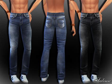 Men Realistic Wrangler Jeans The Sims 4 Catalog