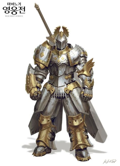 Artstation Mabinogi Heroes Concept Art Hyungwoo Kim Fantasy Armor Knight Armor Concept