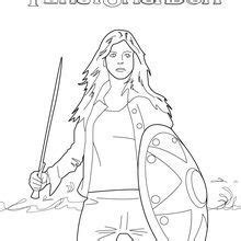 Percy, annabeth chase and grover underwood coloring pages - Hellokids