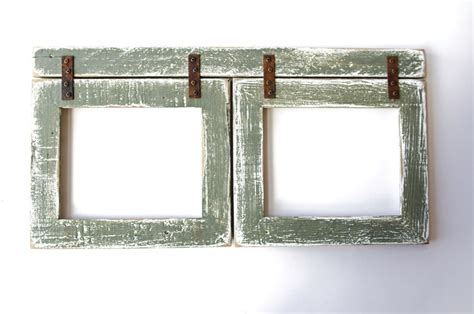 Multi Opening 2 Hole 8x10 Collage Picture Frame Rustic Picture Etsy