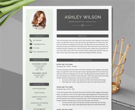 Jee mains mock test free online 2021. CV Template, Curriculum Vitae, Modern CV Format Design, Simple Resume Template, Professional ...