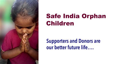 Orphanage In Safe India