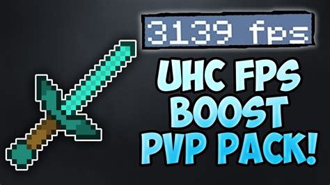 Minecraft Pvp Texture Pack Uhc Fps Boost Edit Resource Pack No Lag