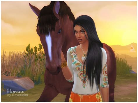 Sims 4 Ccs The Best Decorative Horses And Poses By Severinka