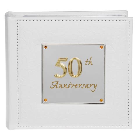 50thgolden Anniversary Photo Album Polkadot Stripes