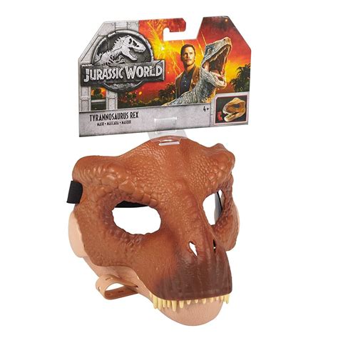 Jurassic World Tyrannosaurus Rex Mask In 2021 Mattel Shop Jurassic World Dinosaur Mask