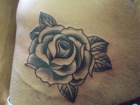 1990tattoos Rose Tattoos On Hips