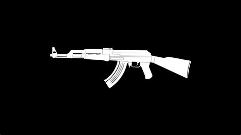 Ak 47 Black Background Free Images And Videos For Your Projects