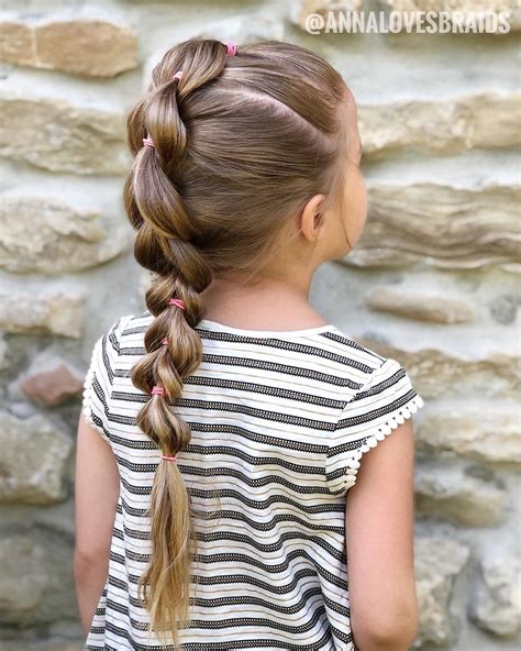 French Braid Hairstyles For Little Girls