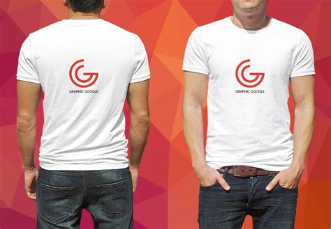 Tee Shirt Front And Back Mockup Free Free Mockups High Quality Psd