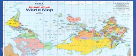 The Real World Map Upside Down Whats The Real Life Map Upside Lower