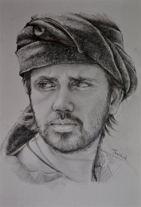 Drawing female faces (side view). Indian Man Drawing, Pencil, Sketch, Colorful, Realistic ...