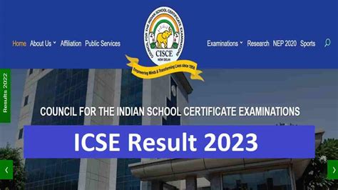 Icse Isc Result Out Check Cisce Th And Th Result At Cisceresults Trafficmanager Net