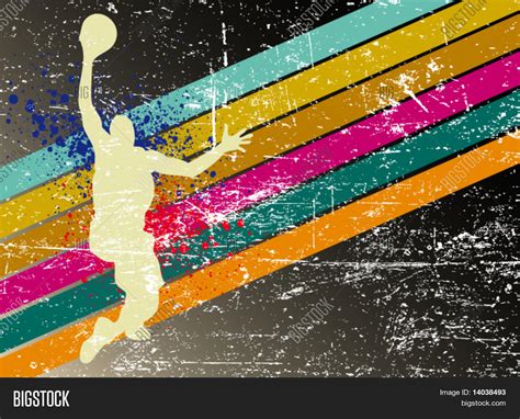 Retro Basketball Vector And Photo Free Trial Bigstock