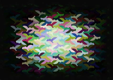 Tessellation 1406 Birds By Sakuramederu On DeviantArt Painting