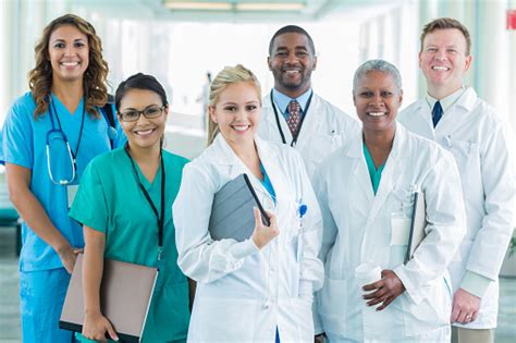Group Photo Of Diverse Medical Professionals Stock Photo And More