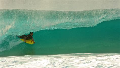 Bodyboarder Pipeline Hawaii Surfing Photography Surfing Outdoor