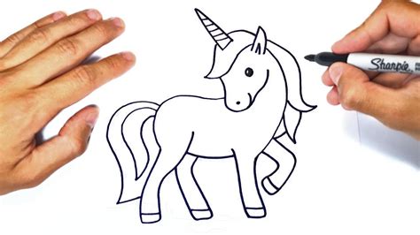 How To Draw A Unicorn Step By Step Unicorn Drawing Lesson