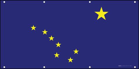 Alaska State Flag Banner