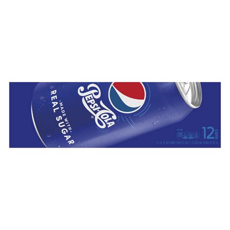 Save On Pepsi Cola Soda Made With Real Sugar 12 Pk Order Online