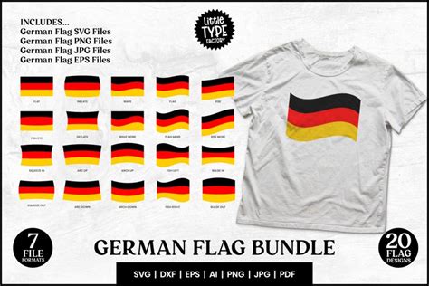 Germany Flag Svg Bundle German Flag Pngs