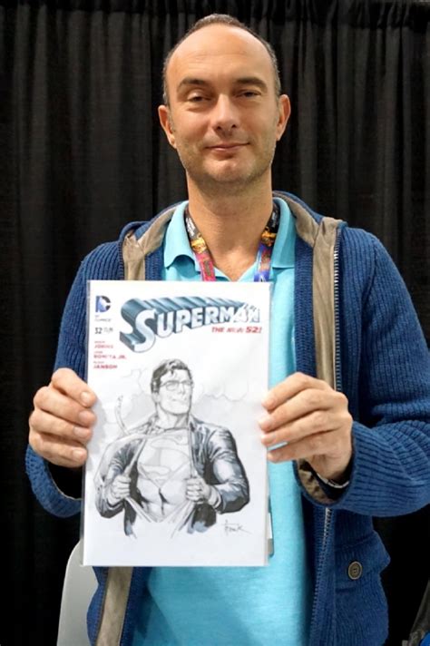 Superman Sketch Cover By Gary Frank In Edward Gulanes Sketches And