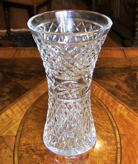 Irish Waterford Crystal Glandore 8 Inch Vase Rockwell Antiques Dallas