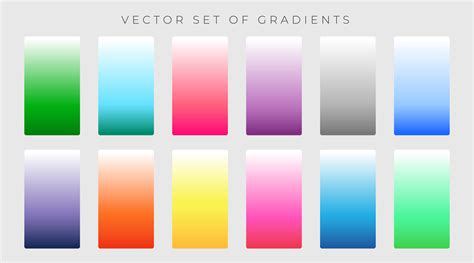 Vibrant Set Of Colorful Gradients Download Free Vector Art Stock