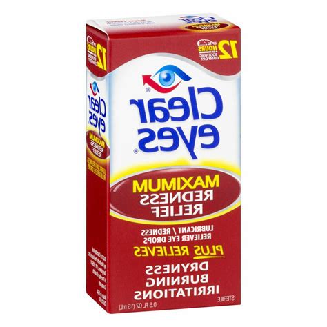 Clear Eyes Maximum Strength Redness Relief Eye Drops