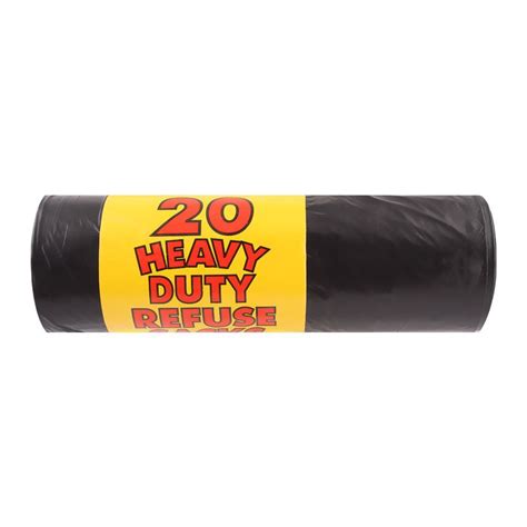 Order Royal Markets Heavy Duty Refuse Sacks 20 Pack Online At Best