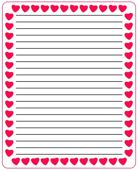 9 Best Free Printable Lined Letter Paper