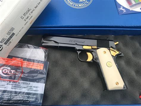 Colt 38 Super El Oficial Rare Talo