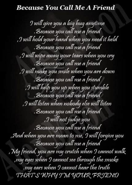 No matter how long your friendships last, the most important thing is your friends' acceptance of you for who you are. Long Best Friend Quotes That Make You Cry. QuotesGram