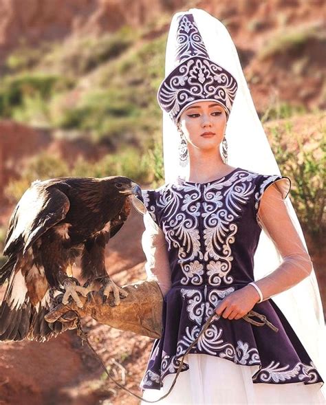 Kyrgyzstan Киргизия National Clothes Traditional Fashion Traditional Dresses