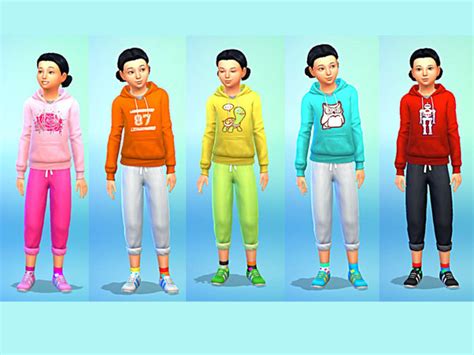 The Sims Resource Styled Look Cosy Kids
