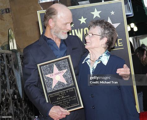 ed harris and his mom margaret sholl harris attend the ceremony news photo getty images