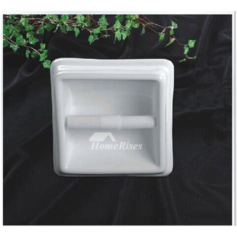 Shop for ceramic toilet tissue holder online at target. Ceramic Toilet Paper Holder Recessed Square Shaped White