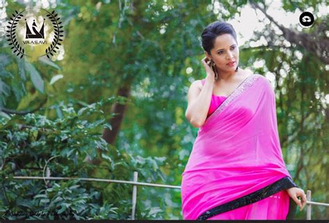 Anasuya Bharadwaj Sexy Pink Saree Pictures Hollywood Tollywood Bollywood Tamil