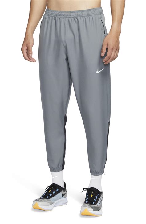 Nike Synthetic Dri Fit Essential Woven Mens Running Pants In Smoke