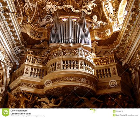 Pipe Organ Stock Image Image Of Music Gold Pipe Rome