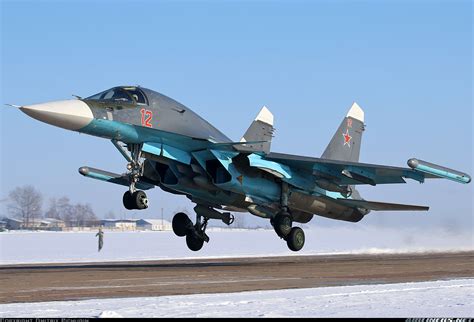 Sukhoi Su 34 Russia Air Force Aviation Photo 6101713